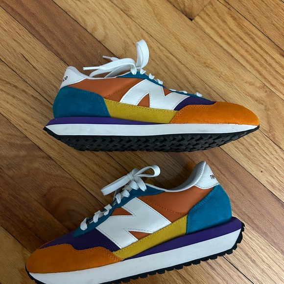 New Balance 237 Vintage Orange Team Teal - Picture 2 of 2